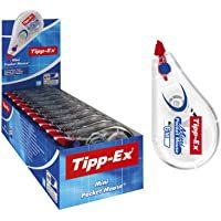 Tipp-Ex Mini Pocket Mouse Cinta Correctora muy Resistente – 6 m x 5 mm- Caja de 10 unidades- Cinta plástica en color…